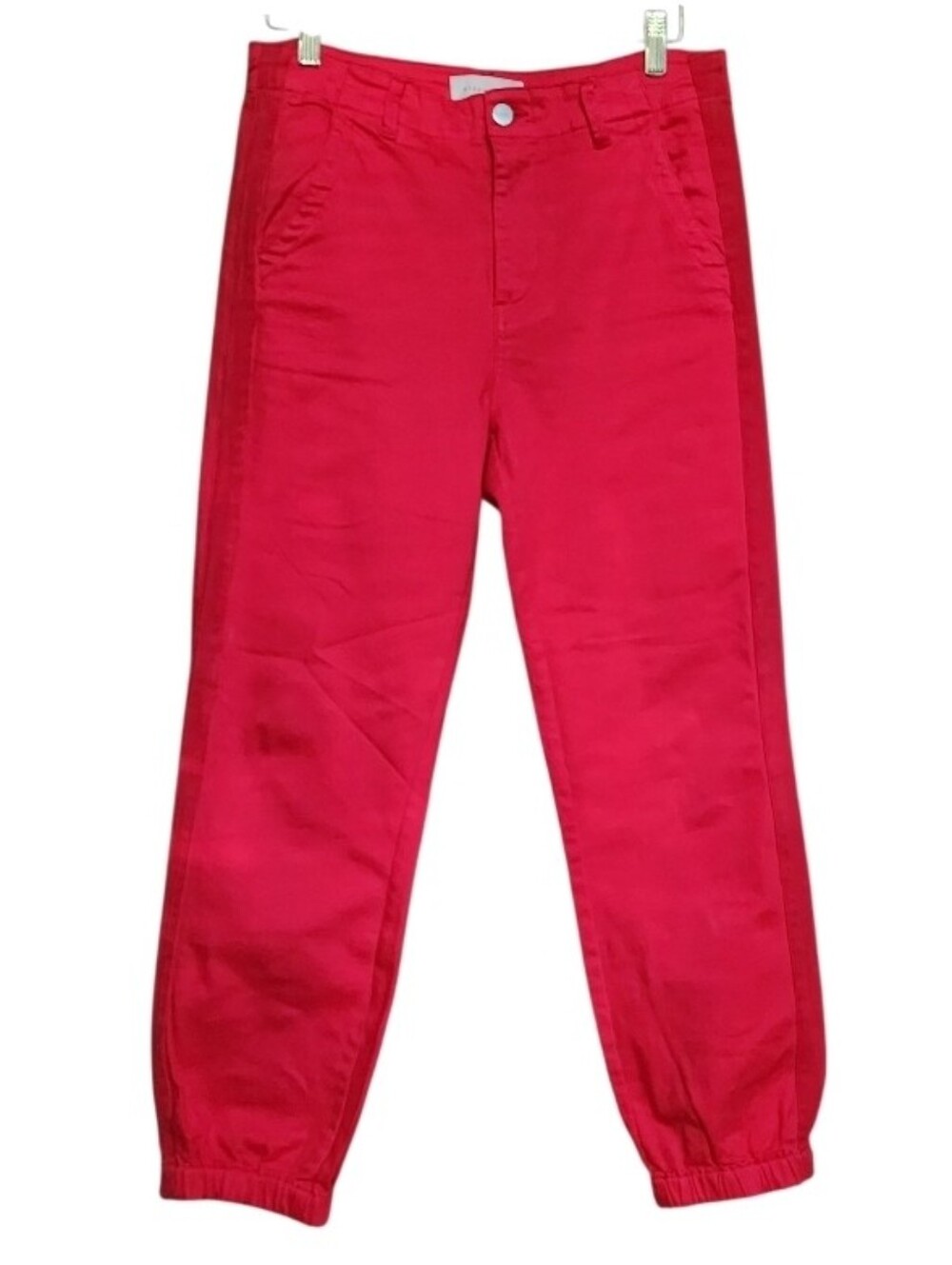 Red Casual Jogger Pants
